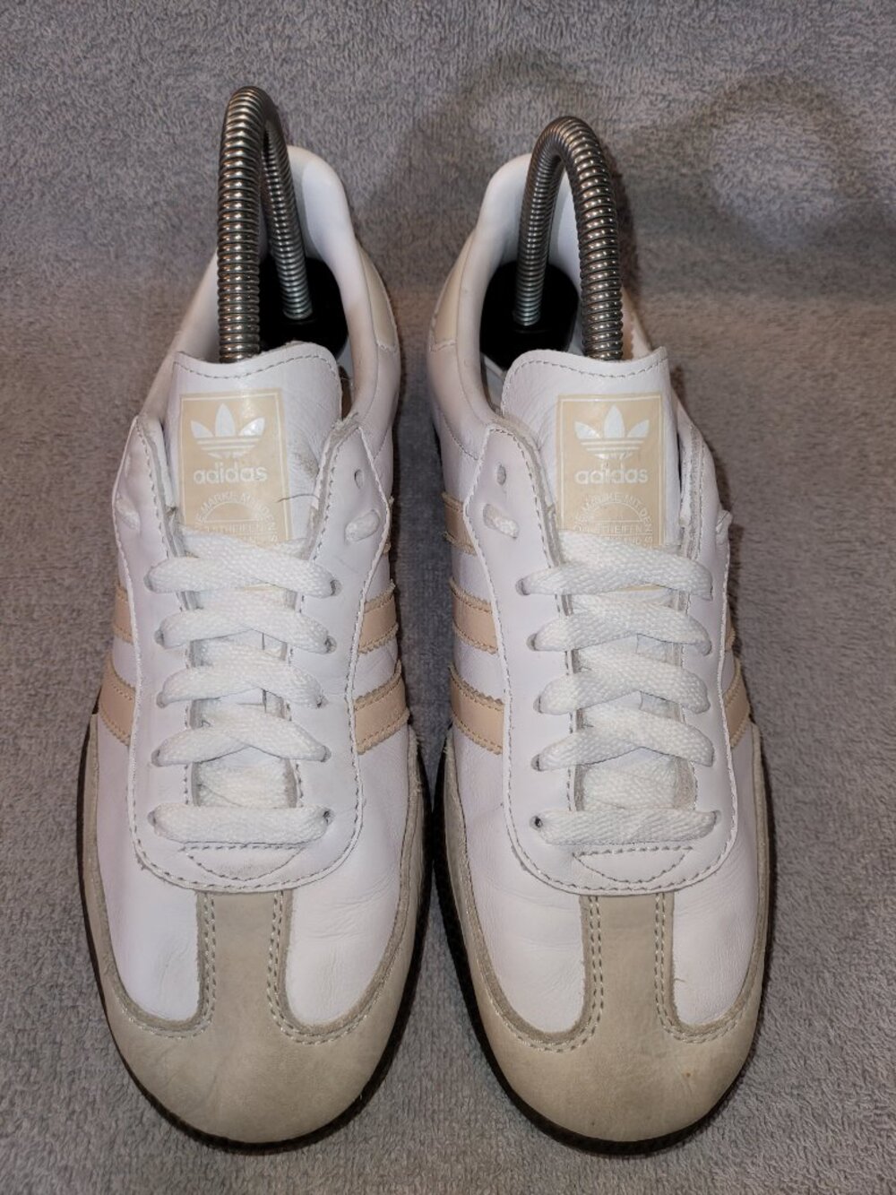 Adidas Samba OG Women's Size 6 White Sand Strata Brown Sneakers JH7300 (#1963) - Picture 3 of 16